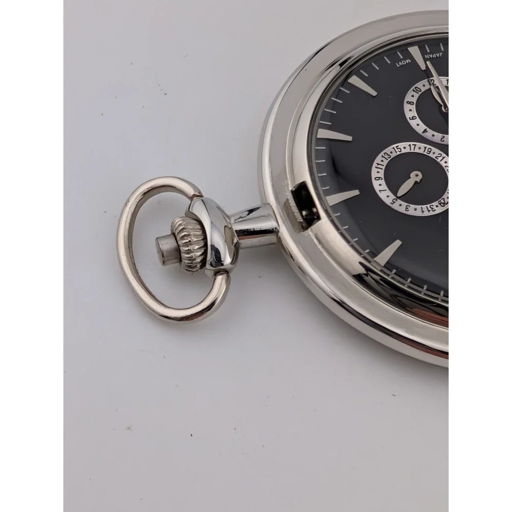 Colibri Of London Pocket Watch Engraved Edward T Plouse- New Battery‎